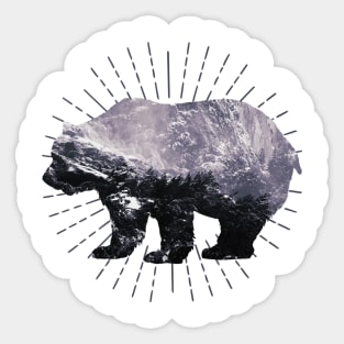 Wilderness Bear Sticker